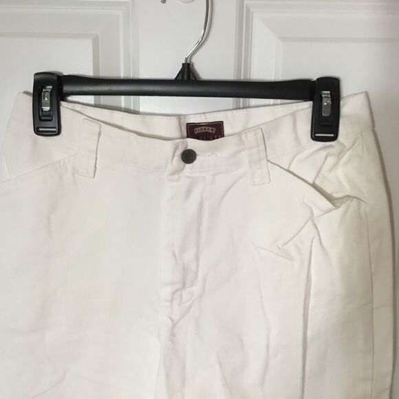 Lee Riders’ Casuals Women’s Size 6 Straight-Leg Cropped Jeans in White Denim - Picture 5 of 12